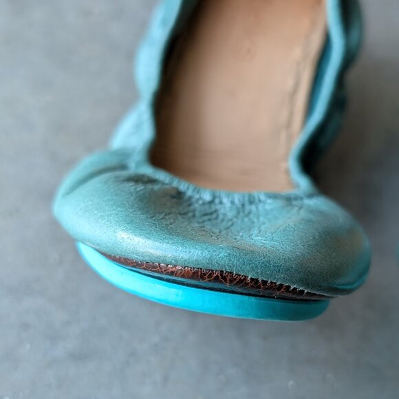 Tieks Pacific Green Ballet Flat size 8 - Picture 3 of 12